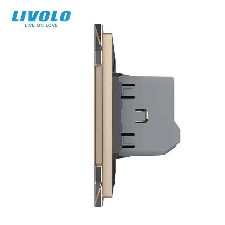 в продаже Умный сенсорный регулятор скорости вентилятора золотой Livolo (VL-C7FC1GZ-2AP) - фото 3