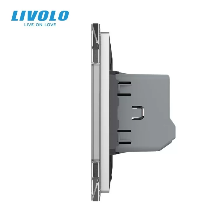 в продаже Умный сенсорный регулятор скорости вентилятора серый Livolo (VL-C7FC1GZ-2AP) - фото 3
