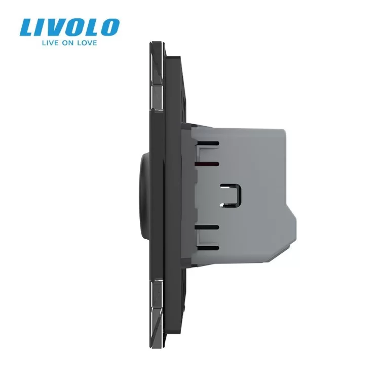 продаємо Безконтактний вимикач 1 сенсор чорний Sense Livolo (VL-C7FCU1-2BP) в Україні - фото 4