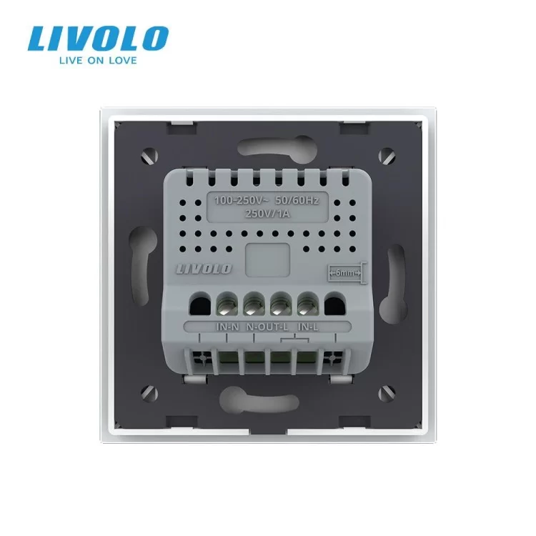 продаем Бесконтактный выключатель 1 сенсор белый Sense Livolo (VL-C7FCU1-2WP) в Украине - фото 4