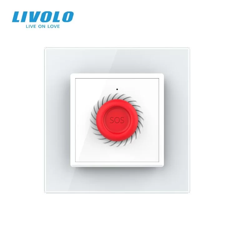 в продажу Інтелектуальна тривожна кнопка білий Livolo (VL-C7FYMA-2WP) - фото 3