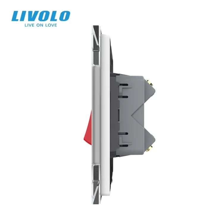 в продажу Майстер вимикач 20 ампер Livolo білий (VL-C7KMKV20A-2WP) - фото 3