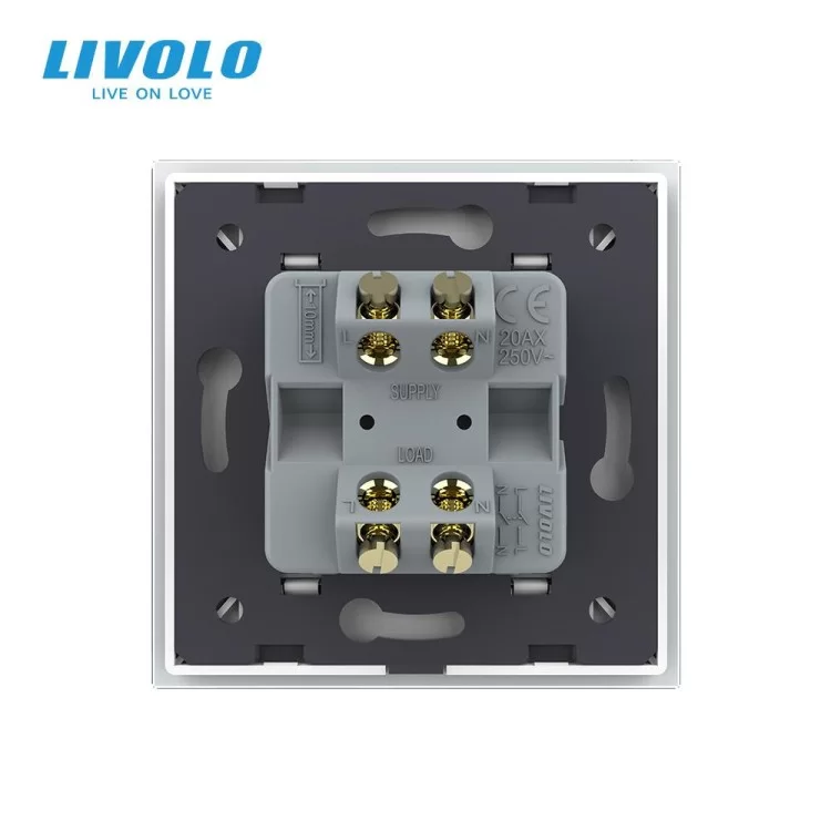 продаємо Майстер вимикач 20 ампер Livolo білий (VL-C7KMKV20A-2WP) в Україні - фото 4