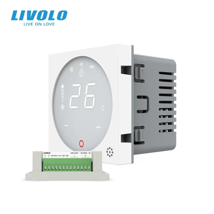 Модуль управления кондиционером белый Livolo (VL-FCA-2WPS72) отзывы - изображение 5