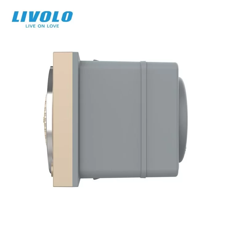 Механізм Bluetooth 5.0 колонка золото Livolo (VL-FCF-2AP) ціна 2 514грн - фотографія 2