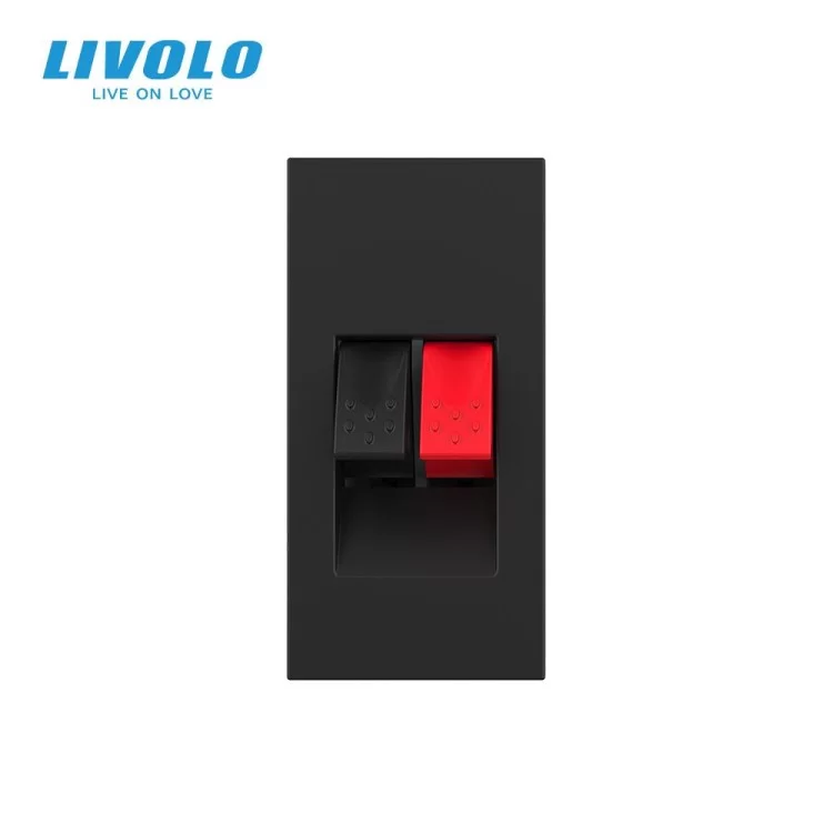 в продажу Механізм розетка Hi-Fi аудіо чорний Livolo (VL-FCSD-1BPS01) - фото 3