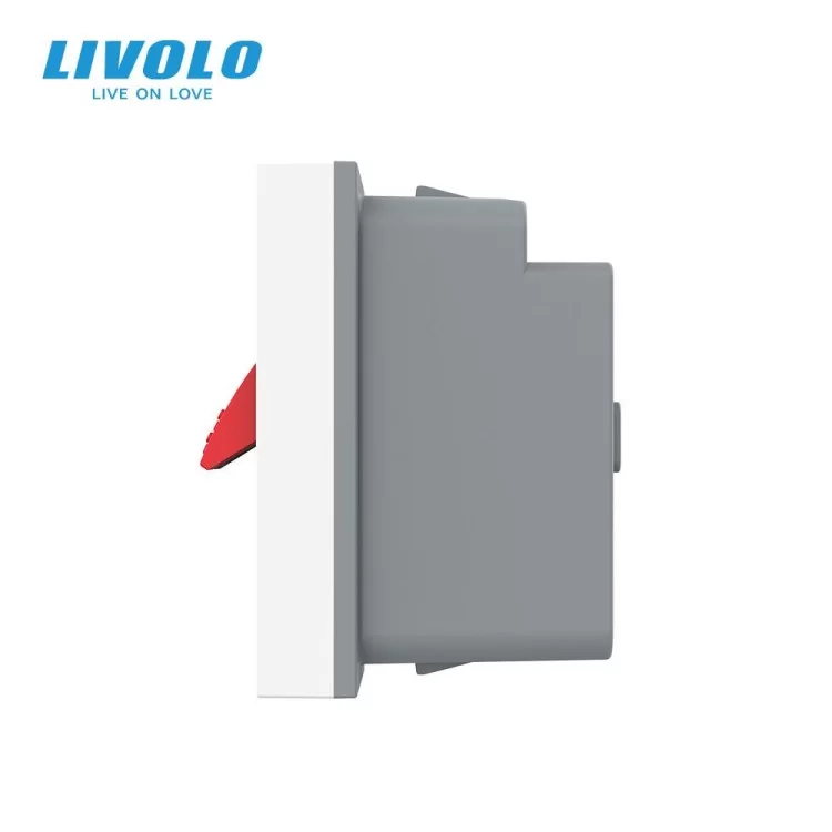 Механізм розетка Hi-Fi аудіо білий Livolo (VL-FCSD-1WPS01) ціна 245грн - фотографія 2