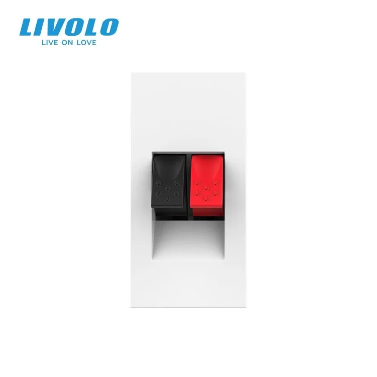 в продажу Механізм розетка Hi-Fi аудіо білий Livolo (VL-FCSD-1WPS01) - фото 3
