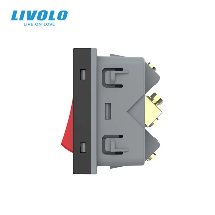 продаємо Механізм майстер вимикач 20 ампер Livolo чорний (VL-KMKV20A-2BP) в Україні - фото 4