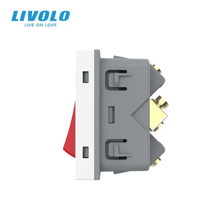 продаємо Механізм майстер вимикач 20 ампер Livolo білий (VL-KMKV20A-2WP) в Україні - фото 4