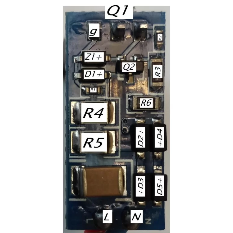 LED адаптер байпас конденсатор Livolo (VL-PJ01) характеристики - фотографія 7