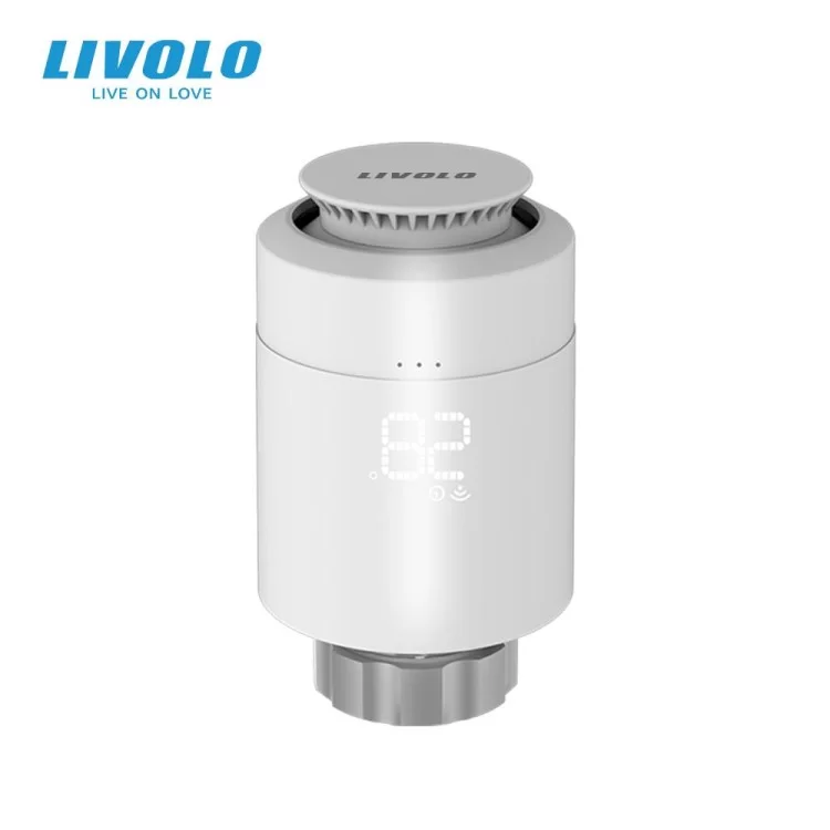 в продажу Розумна бездротова термоголовка для радіатора ZigBee Livolo - фото 3