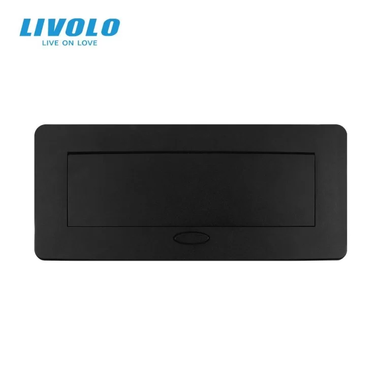 в продажу Висувний розетковий блок на 6 модулів черний Livolo (VL-SHS013-B) - фото 3