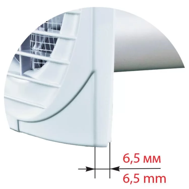 Осьовий вентилятор Vents 100 ДВТН К зі шнурковим вимикачем ціна 2 028грн - фотографія 2