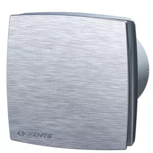 Осевой декоративный вентилятор Vents 150 ЛДА алюминий матовый
