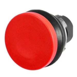 Кнопка-грибок без фиксации New Elfin Ø22мм красного цвета