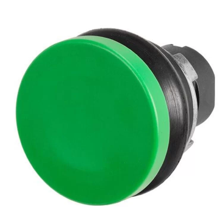 Кнопка-грибок без фиксации New Elfin Ø22мм зеленого цвета