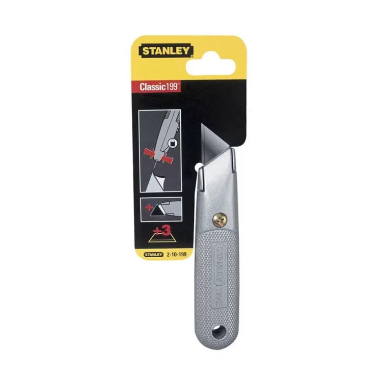 Нож с фиксированным лезвием для отделочных работ Stanley 199 цена 301грн - фотография 2