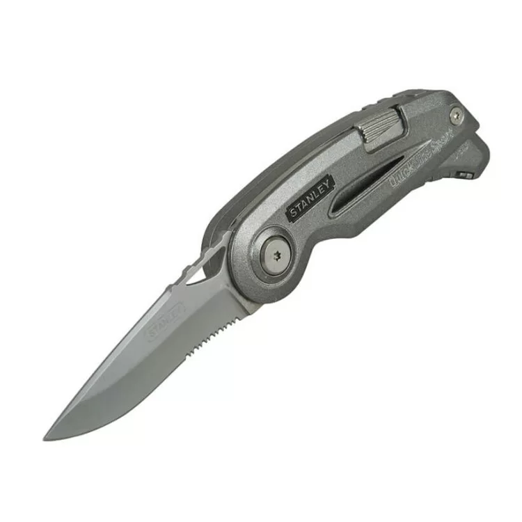 Нож складной Stanley QuickSlide Sport Utility Knife (два лезвия спортивное с серрейтором и выдвижное для отделочных работ) цена 1 130грн - фотография 2