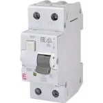 Диференційний автомат ETI 002173102 KZS-2M B 10/0.03 тип AC (10kA)