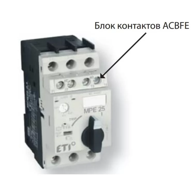 в продажу Фронтальний блок контактів ETI 004648021 ACBFE-11 (1НО+1НЗ) - фото 3
