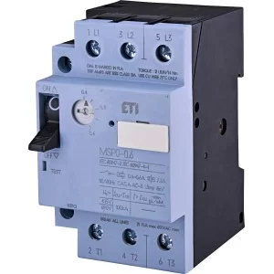 Автомат защиты двигателя ETI 004646618 MSP0-0.6 (0.12-0.18 kW 0.4-0.6A)