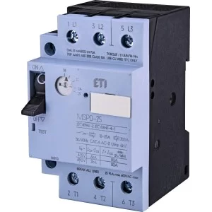 Автомат захисту двигуна ETI 004646627 MSP0-25 (11 kW 18-25A)