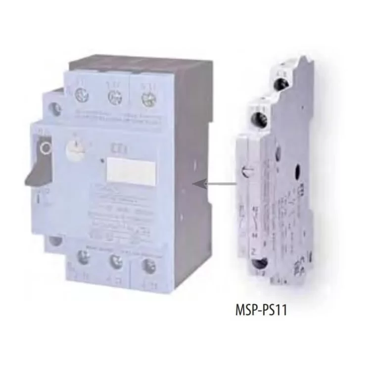Блок контактов ETI 004646631 MSP-PS11 (1НО+1НЗ 3А 230V) цена 125грн - фотография 2