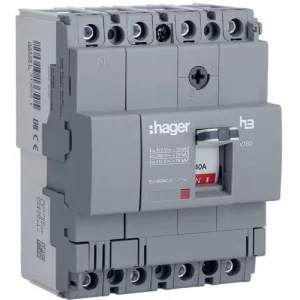 Автоматичний вимикач Hager HDA041L x160 In=40А 4P 18кА
