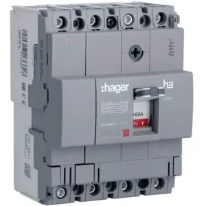 Автоматический выключатель Hager HDA161L x160 In=160А 4P 18кА