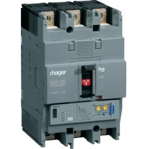 Автоматичний вимикач Hager HEC250H h250 In=250А 3P 70кА LSI