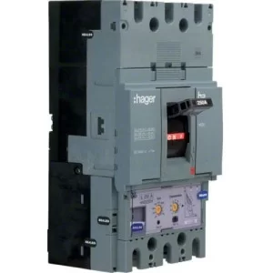 Автоматичний вимикач Hager HED250H h630 In=250А 3P 70кА LSI