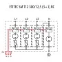 Обмежувач перенапруги ETI 002440550 ETITEC SM T12 300/12.5 (3+1 4p TT TN-S)