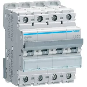 Автоматический выключатель Hager NDN400 4P 10кА D-0,5A 4M