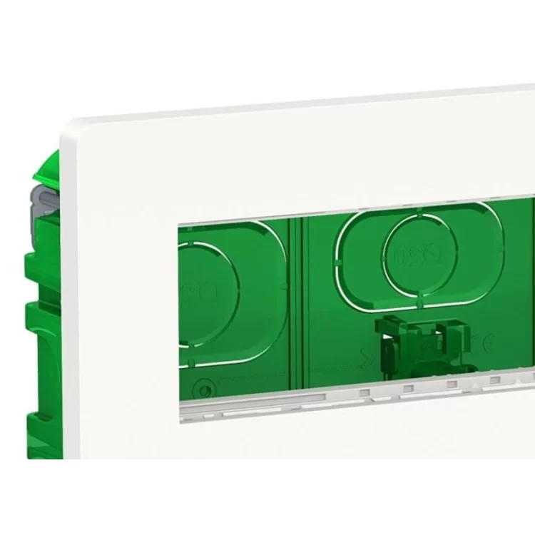 Антибактериальная установочная коробка Schneider Electric NU171820 Unica System+ 2х4 цена 2 711грн - фотография 2