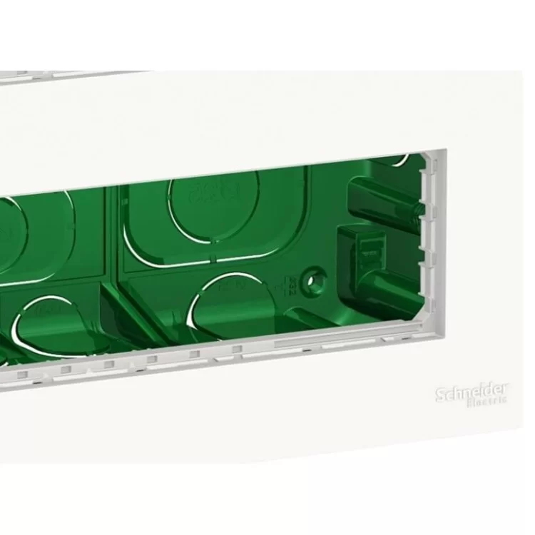 в продажу Антибактеріальна установча коробка Schneider Electric NU171820 Unica System+ 2х4 - фото 3