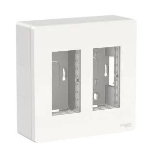 Накладна установча коробка Schneider Electric NU122418 Unica System+ 2х2 (білий)