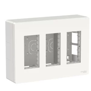 Накладная установочная коробка Schneider Electric NU123418 Unica System+ 3х2 (белый)