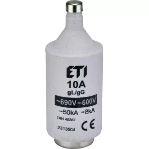 Запобіжник ETI 002313504 D III gG 10A/690V (E33)