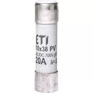 Запобіжник ETI 002625024 CH 10x38 gR-PV 20A 700V (30kA)