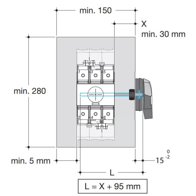 Модульный выключатель нагрузки Hager HAD410 к 70мм² 4P 100А отзывы - изображение 5