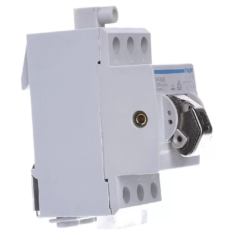 Компактний вимикач навантаження Hager SH363S 3Р 63А/400В із замком ціна 1 134грн - фотографія 2