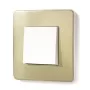 Однопостовая рамка Schneider Electric NU280259 (золото/белый)