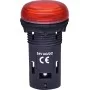 Матова сигнальна лампа ETI 004771210 ECLI-024C-R 24V AC/DC (червона)