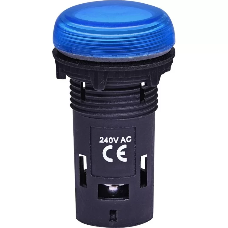 Матовая сигнальная лампа ETI 004771233 ECLI-240A-B 240V AC (синяя)