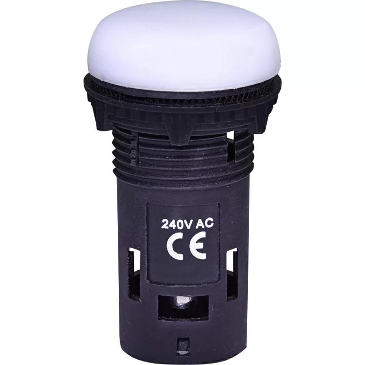 Матова сигнальна лампа ETI 004771235 ECLI-240A-W 240V AC (біла)