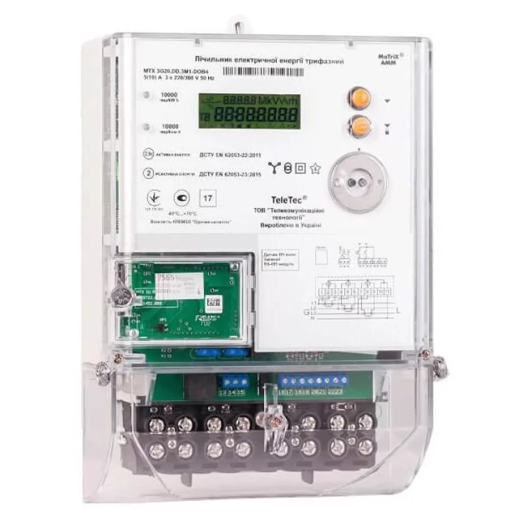 Электрический счетчик Teletec MTX 3G20.DD.3Z3-YD4