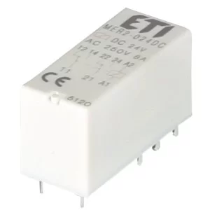 Мініатюрне електромеханічне реле ETI 002473032 MER2-024 DC 2p