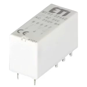 Мініатюрне електромеханічне реле ETI 002473033 MER2-024 AC 2p