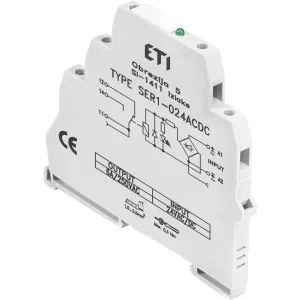 Електромеханічне Інтерфейсне реле ETI 002473052 SER1-024 ACDC 1зO 6A AC1 250V AC)